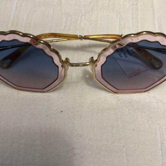 Chloe Tally Scalloped 56mm Sunglasses NWT $420 - Picture 8 of 10